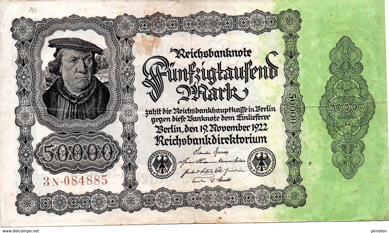 Reichbanknote  50000 Mark - 50000 Mark