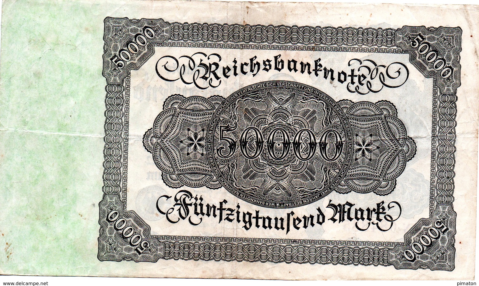 Reichbanknote  50000 Mark - 50000 Mark