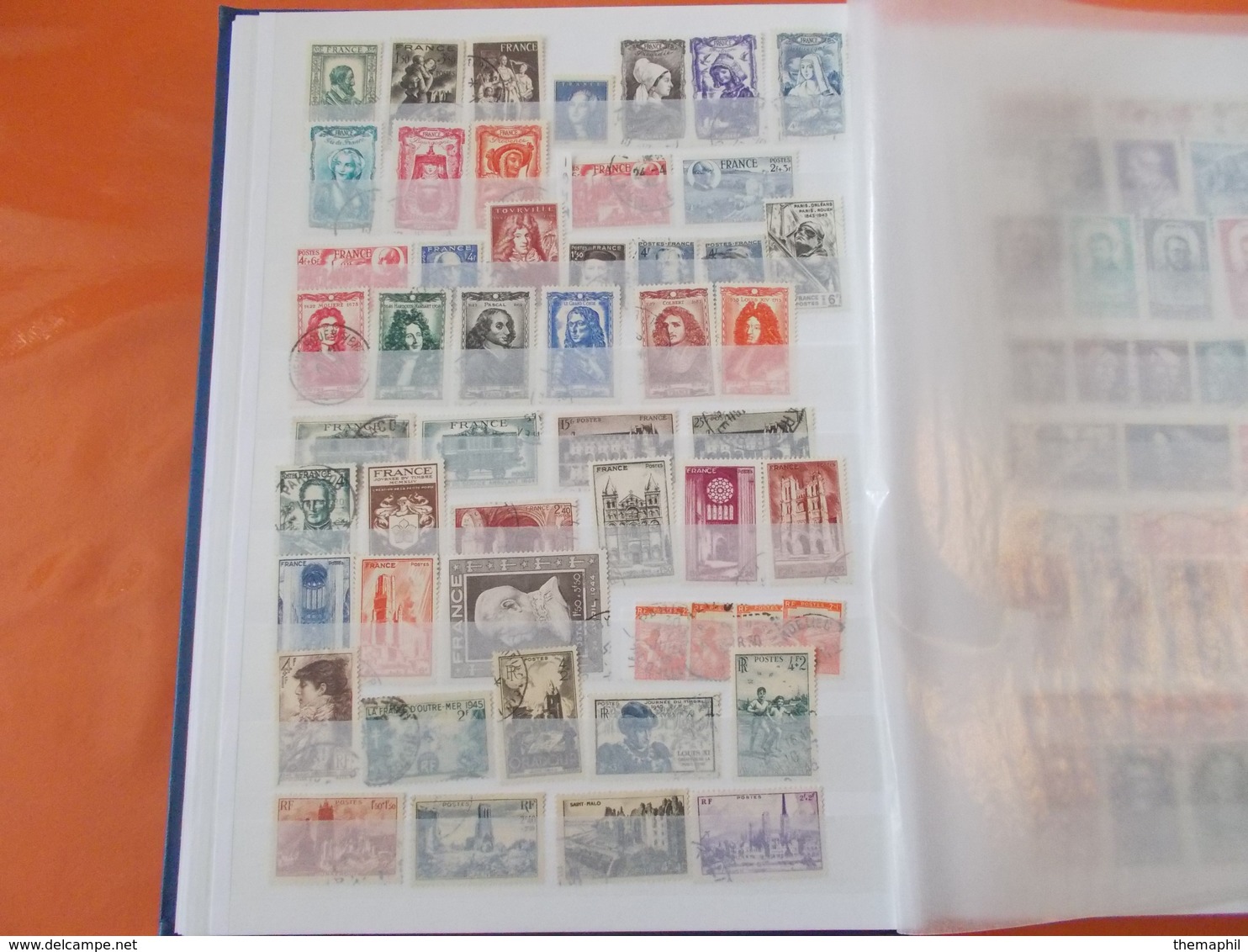 lot n°166 une collection de france obli. dans un gros classeur / no paypal