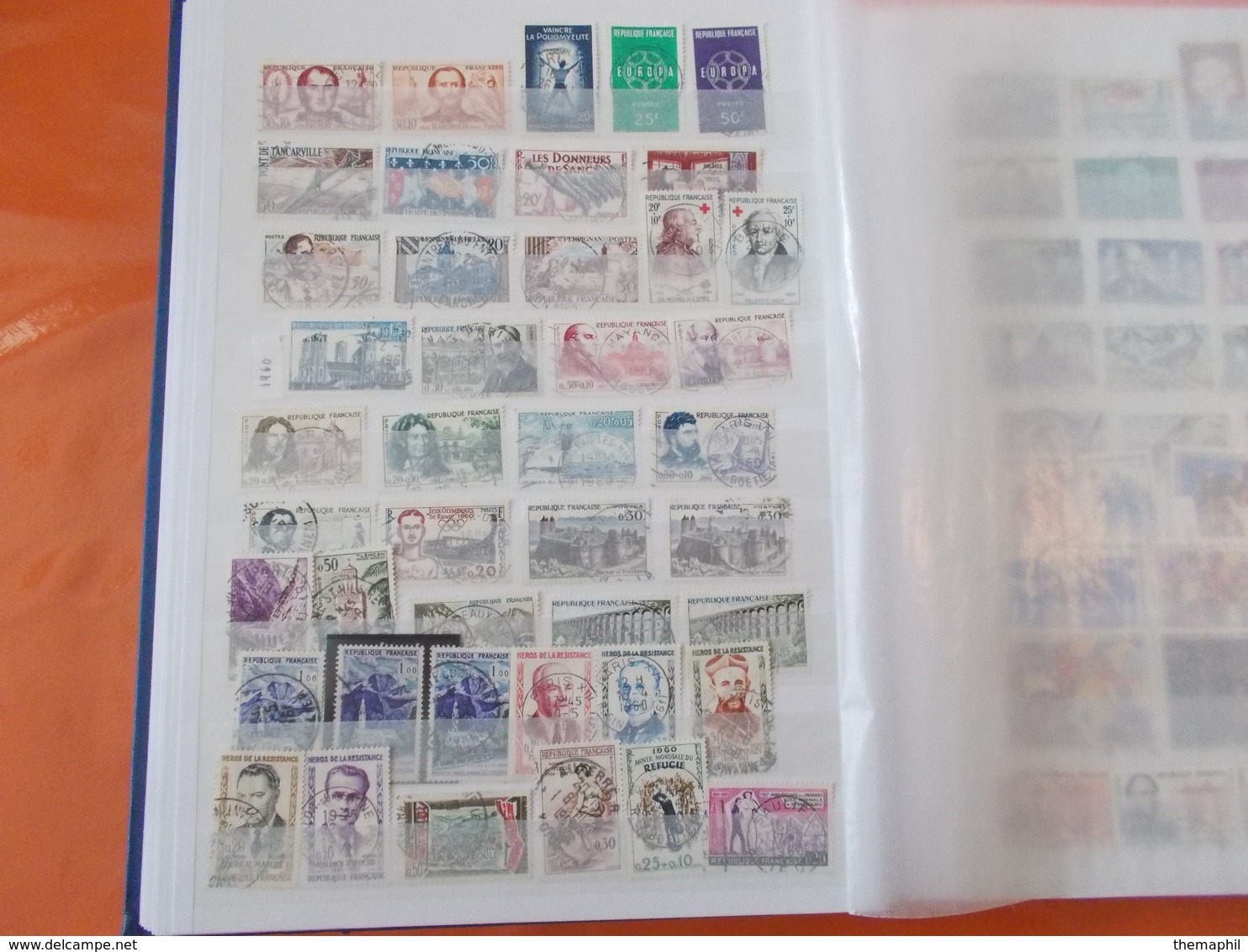 lot n°166 une collection de france obli. dans un gros classeur / no paypal