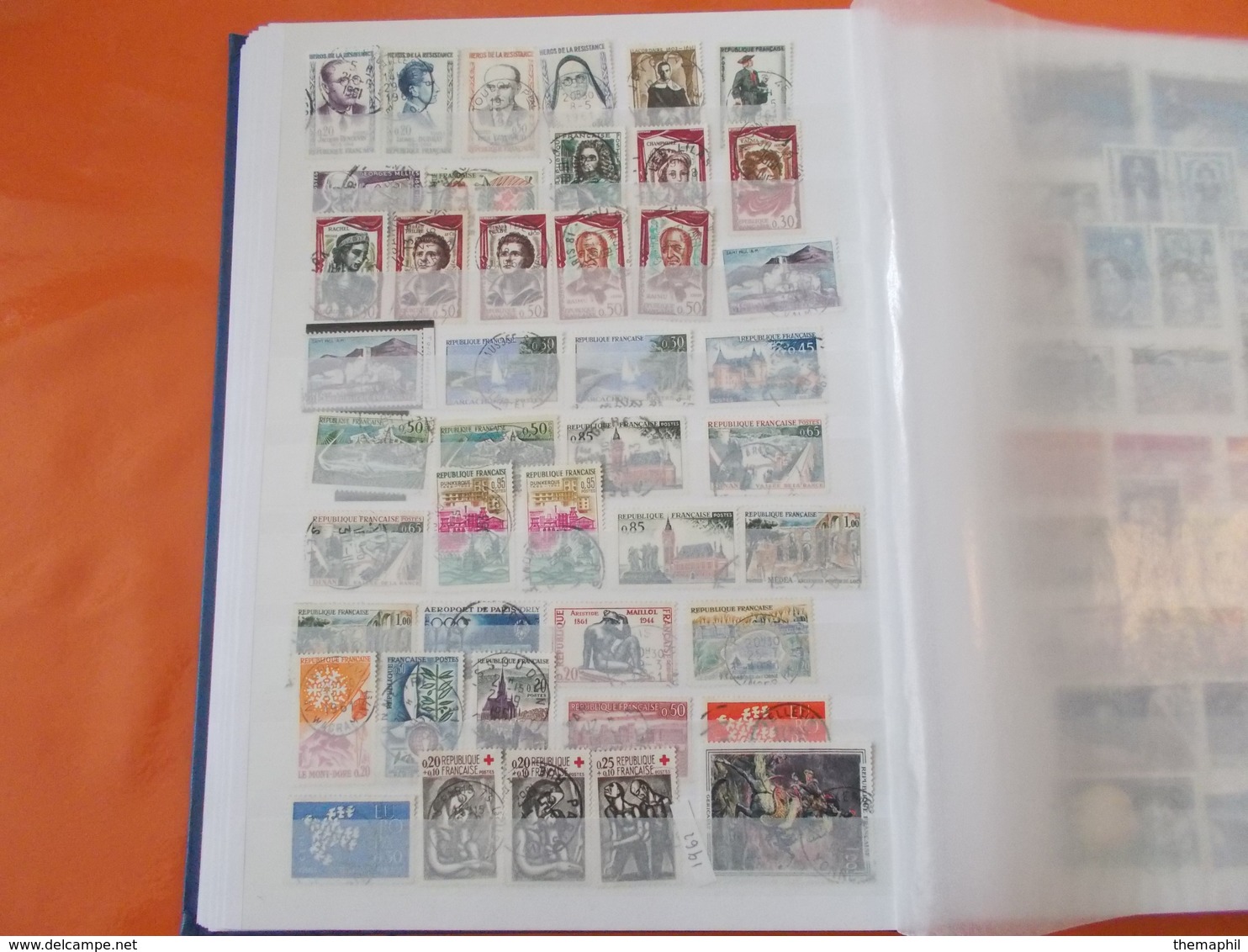 lot n°166 une collection de france obli. dans un gros classeur / no paypal