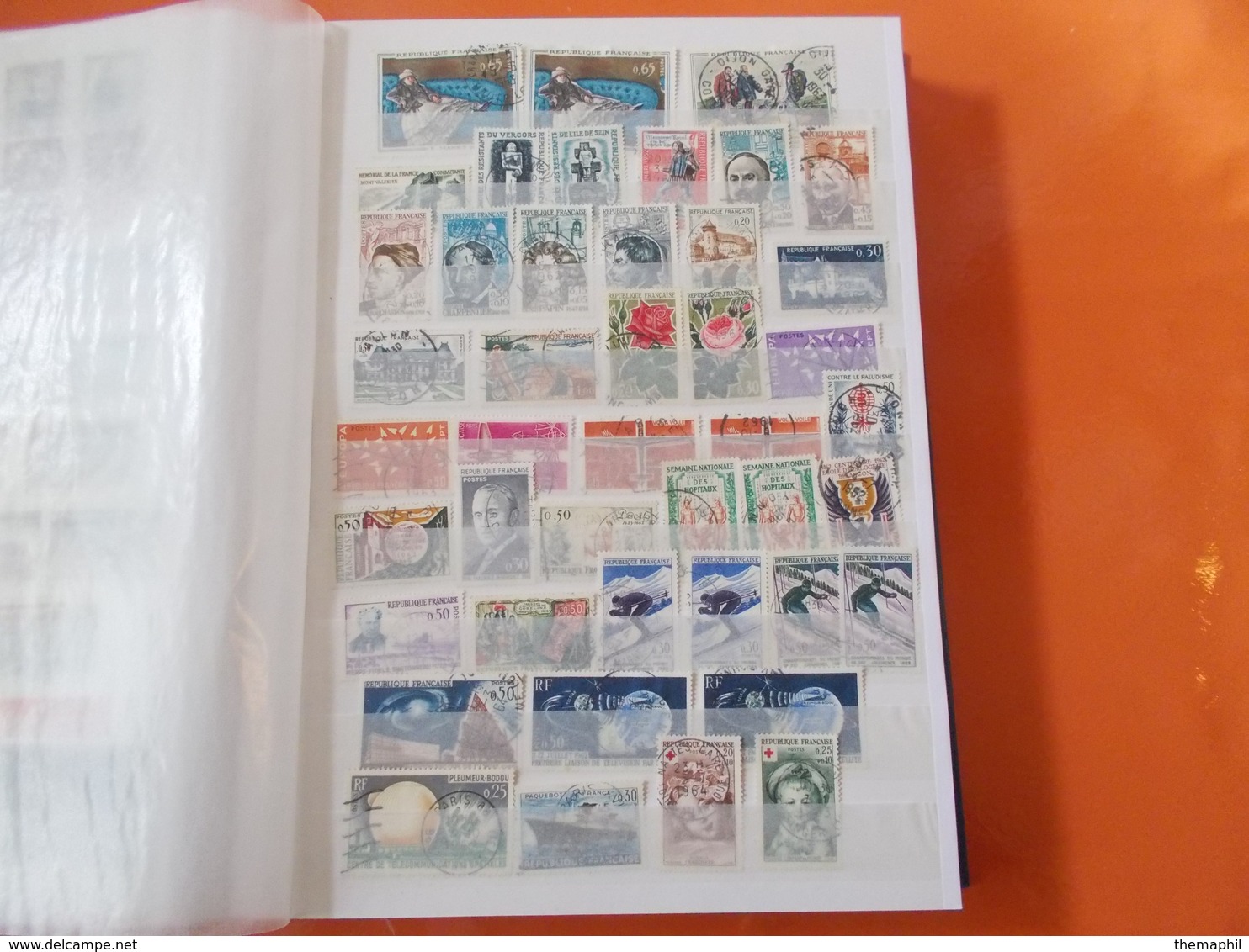 lot n°166 une collection de france obli. dans un gros classeur / no paypal