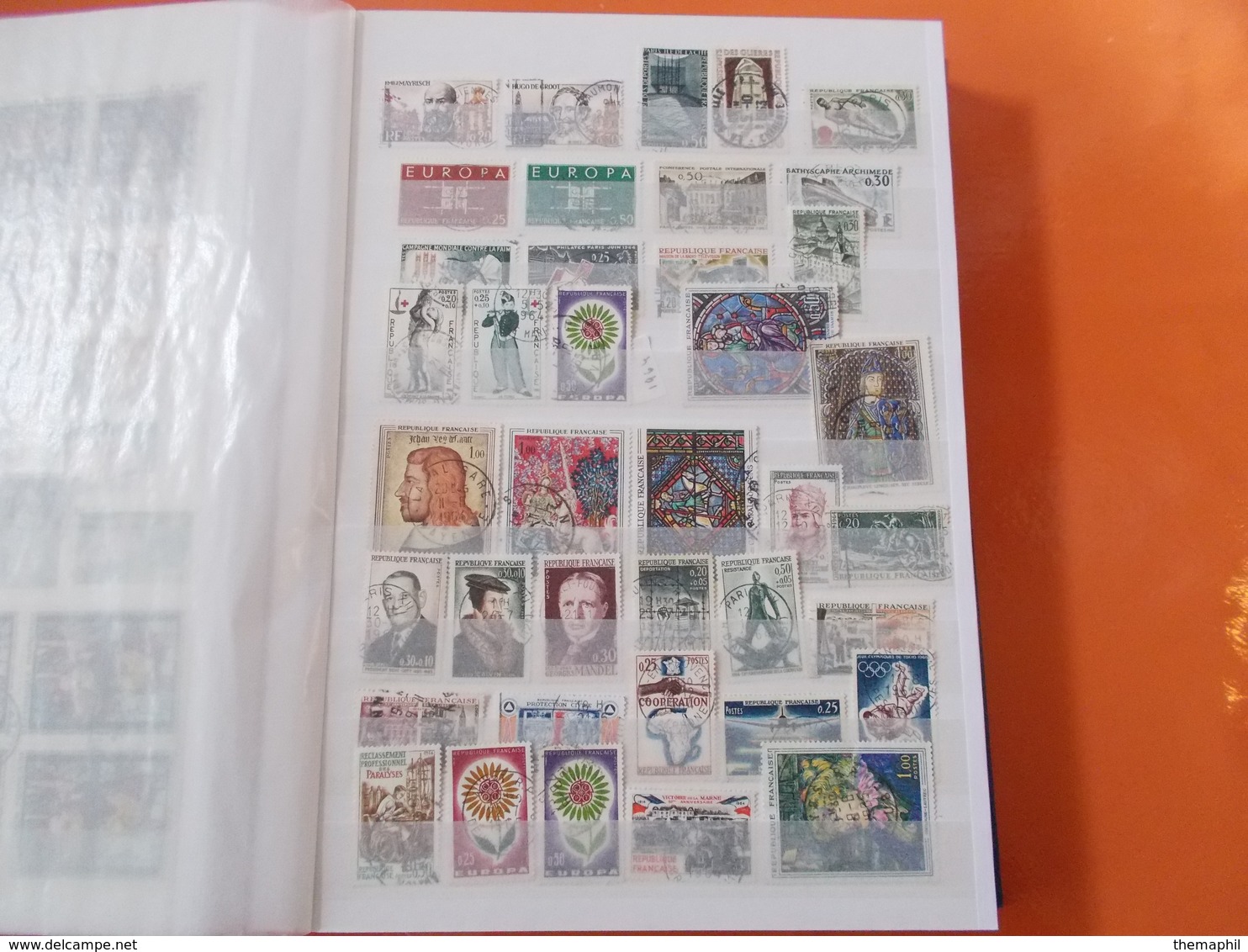 lot n°166 une collection de france obli. dans un gros classeur / no paypal