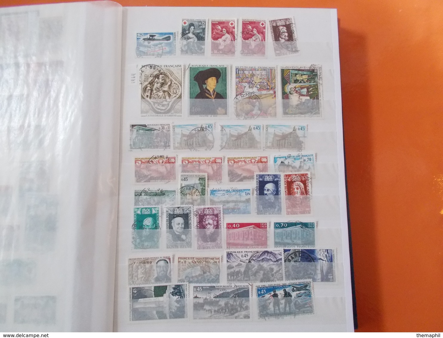 lot n°166 une collection de france obli. dans un gros classeur / no paypal