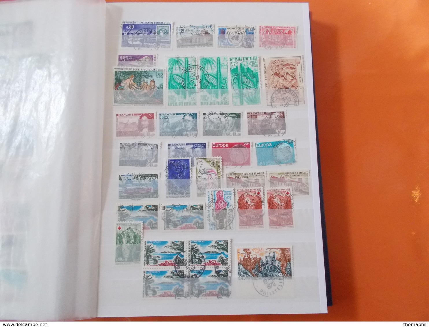 lot n°166 une collection de france obli. dans un gros classeur / no paypal