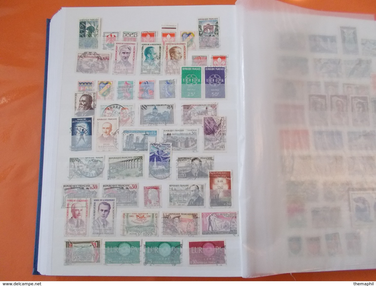 lot n°166 une collection de france obli. dans un gros classeur / no paypal