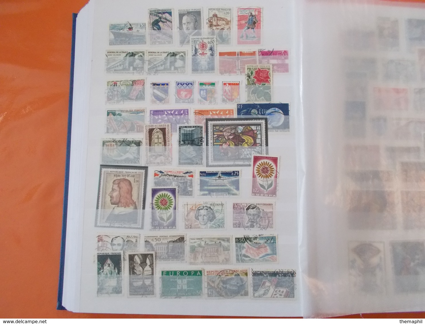 lot n°166 une collection de france obli. dans un gros classeur / no paypal