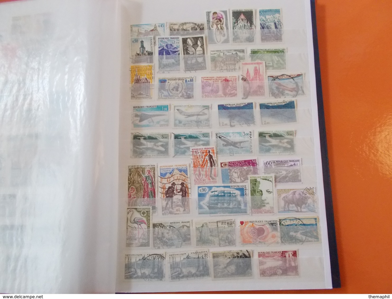 lot n°166 une collection de france obli. dans un gros classeur / no paypal