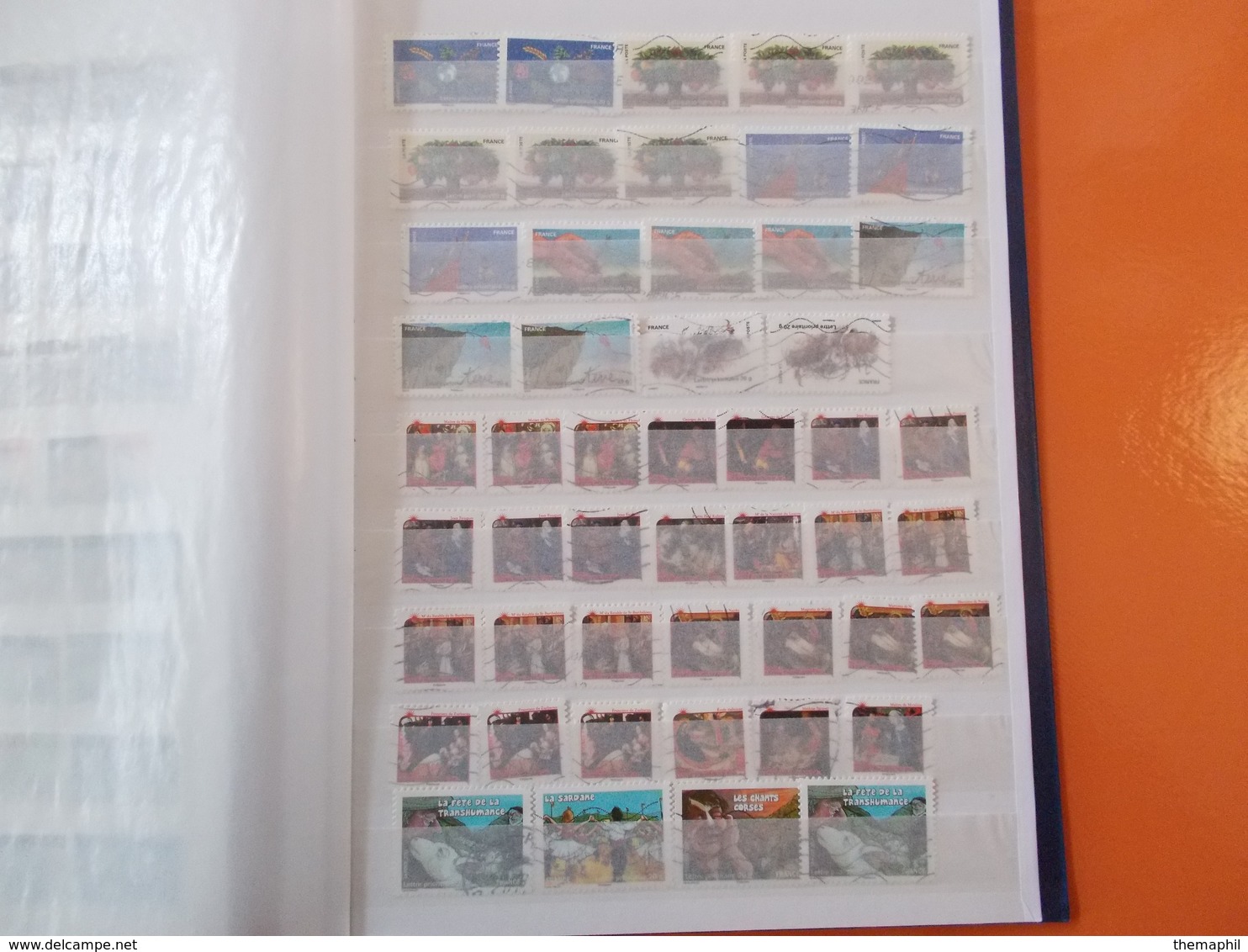 lot n°166 une collection de france obli. dans un gros classeur / no paypal