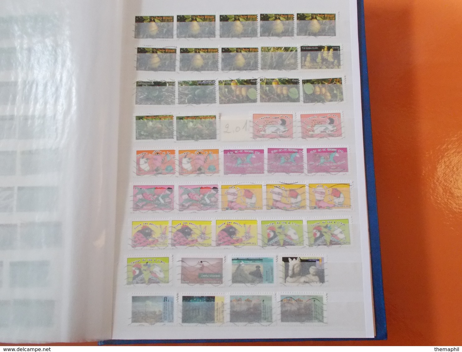 lot n°166 une collection de france obli. dans un gros classeur / no paypal