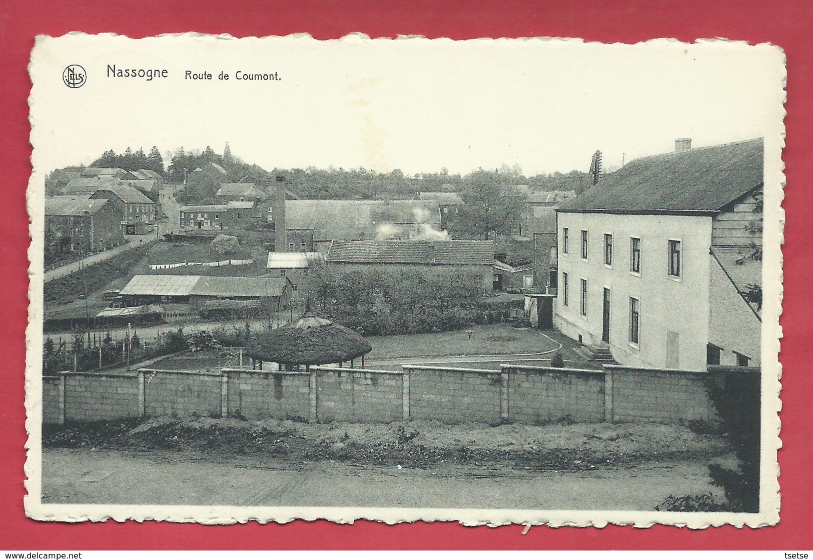 Nassogne - Route De Coumont - 1946 ( Voir Verso ) - Nassogne