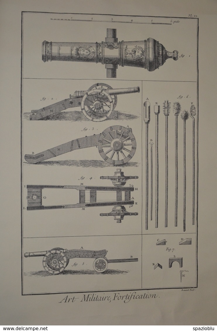 Art Militaire, Fortification Cm 59,5 X 44 - Stampe & Incisioni