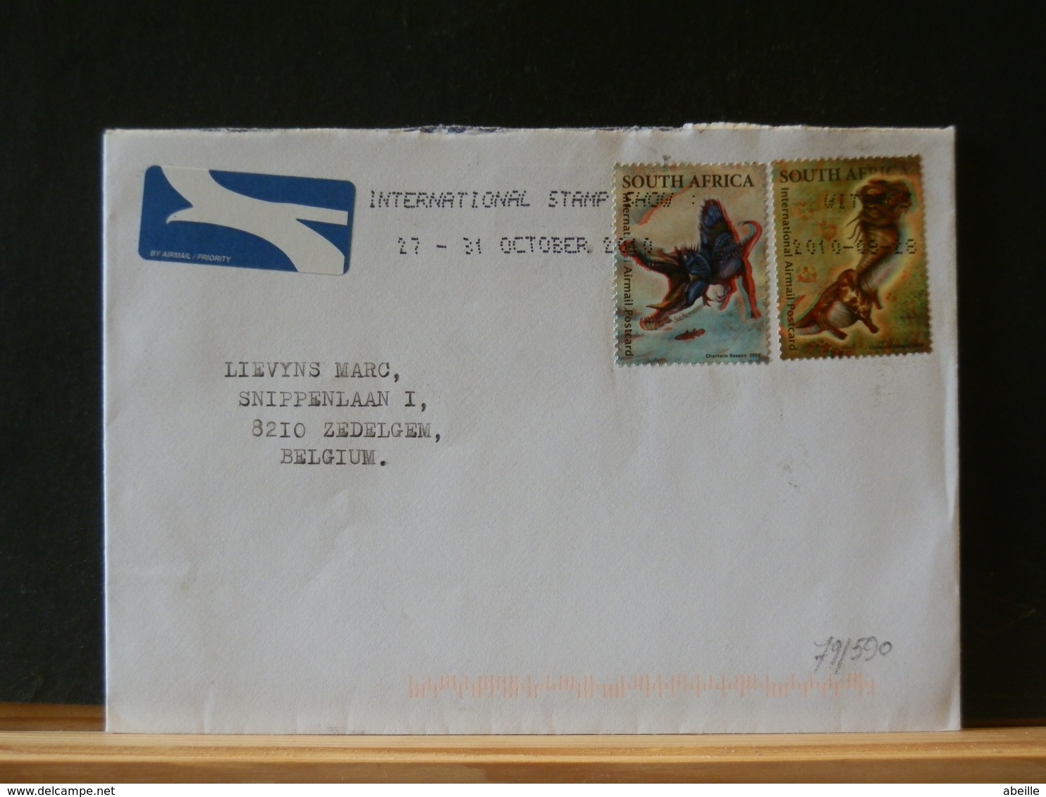 79/590 LETTRE  POUR AFRIQUE DU SUD - Lettres & Documents