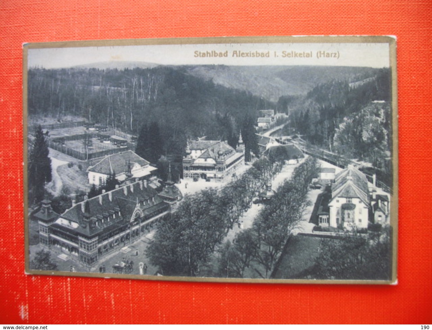 Stahlbad Alexisbad I.Selketal(Harz).Hotel Und Pension Goldene Rose - Harzgerode