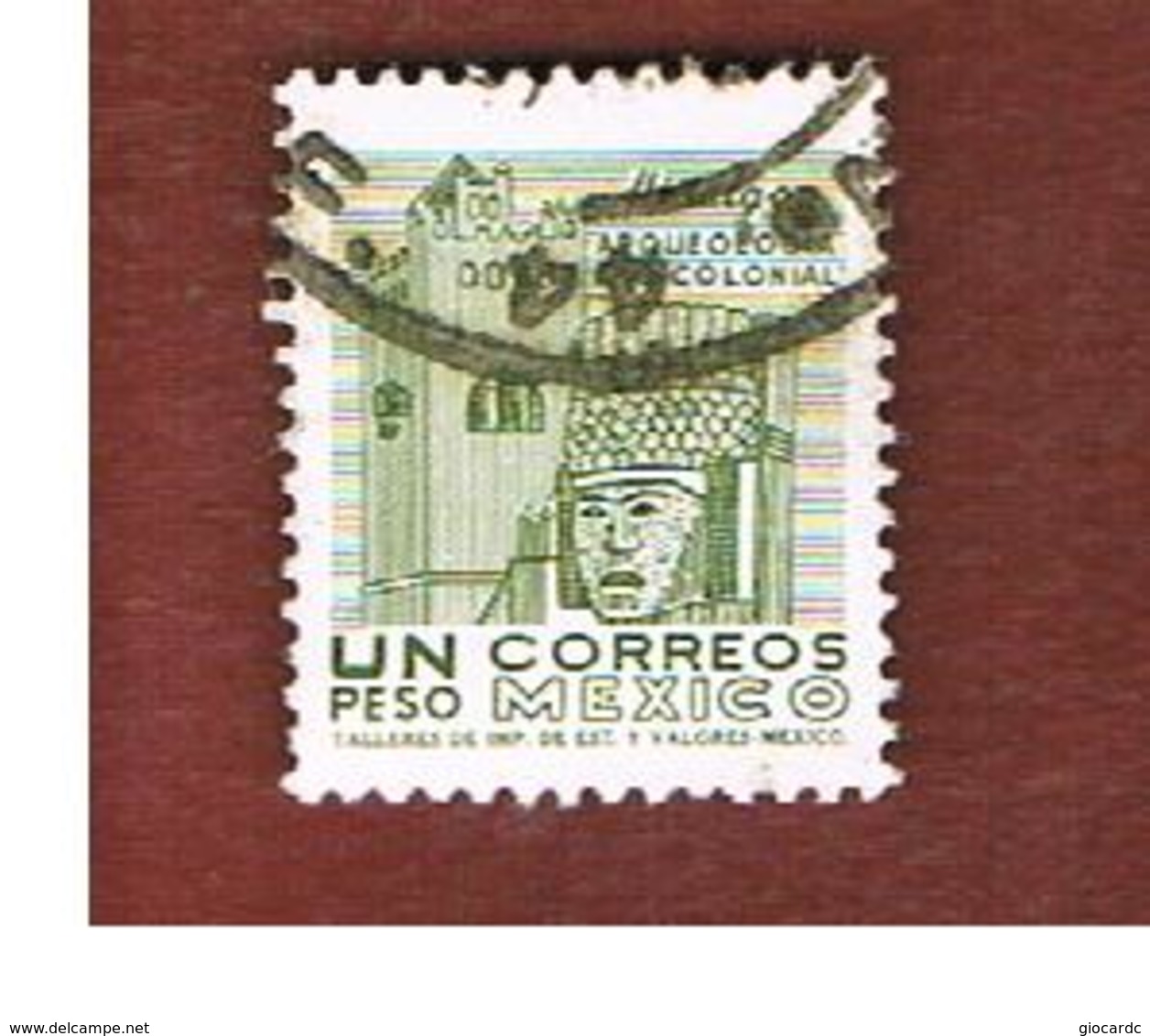 MESSICO (MEXICO) -  SG  1346f  - 1972  HEAD HIDALGO  -  USED° - Messico