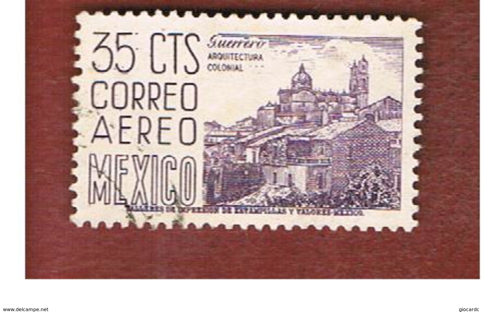 MESSICO (MEXICO) -  SG  902  - 1950 SANTA PRISCA CHURCH  -  USED° - Mexico