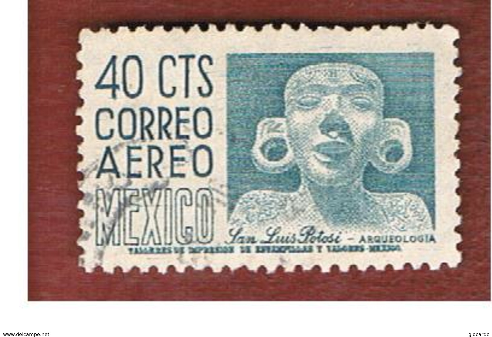 MESSICO (MEXICO) -  SG  1327f   - 1951 SAN  LUIS POTOSI  -  USED° - Messico