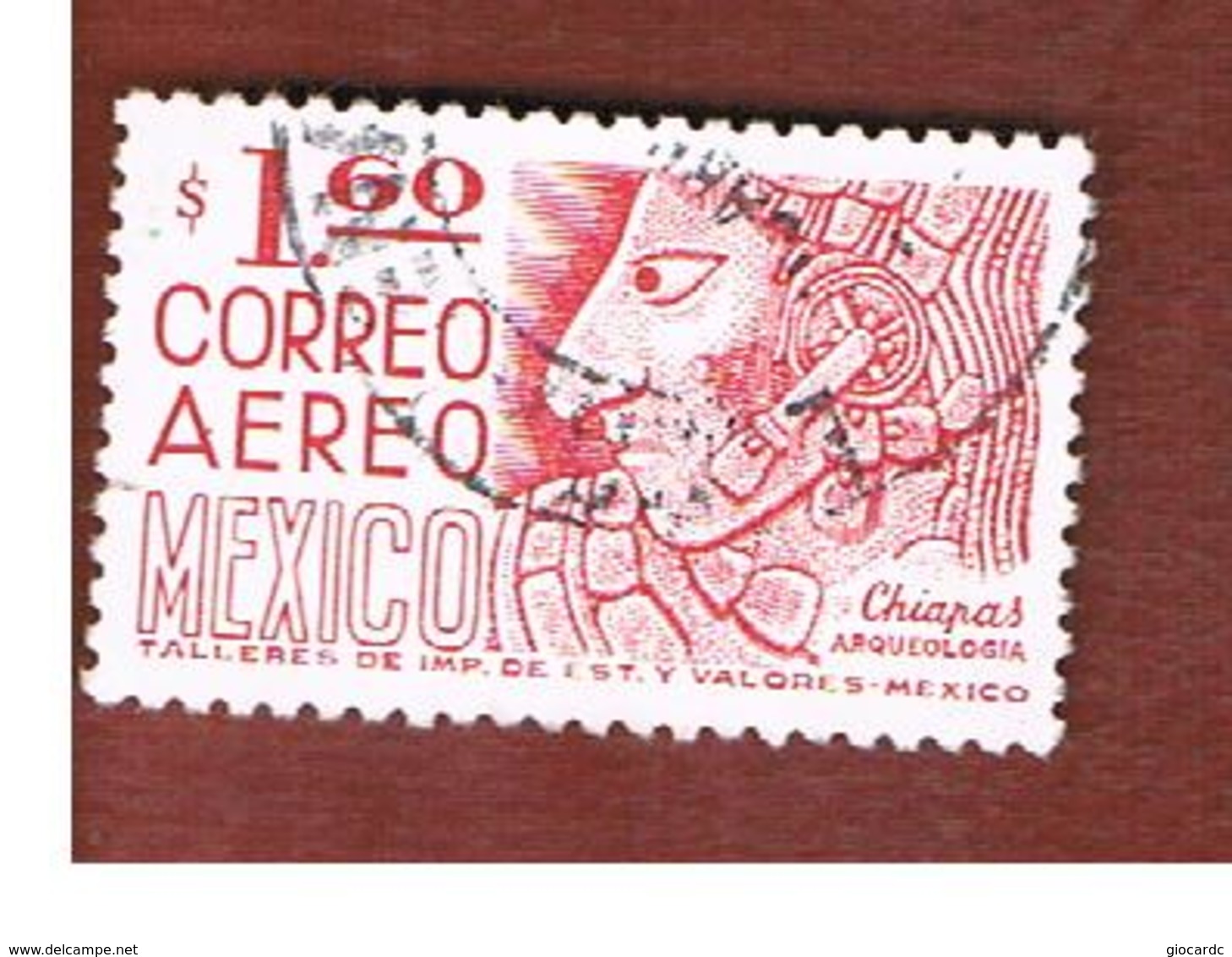 MESSICO (MEXICO) -  SG 1327h   - 1975 CHIAPAS -  USED° - Messico