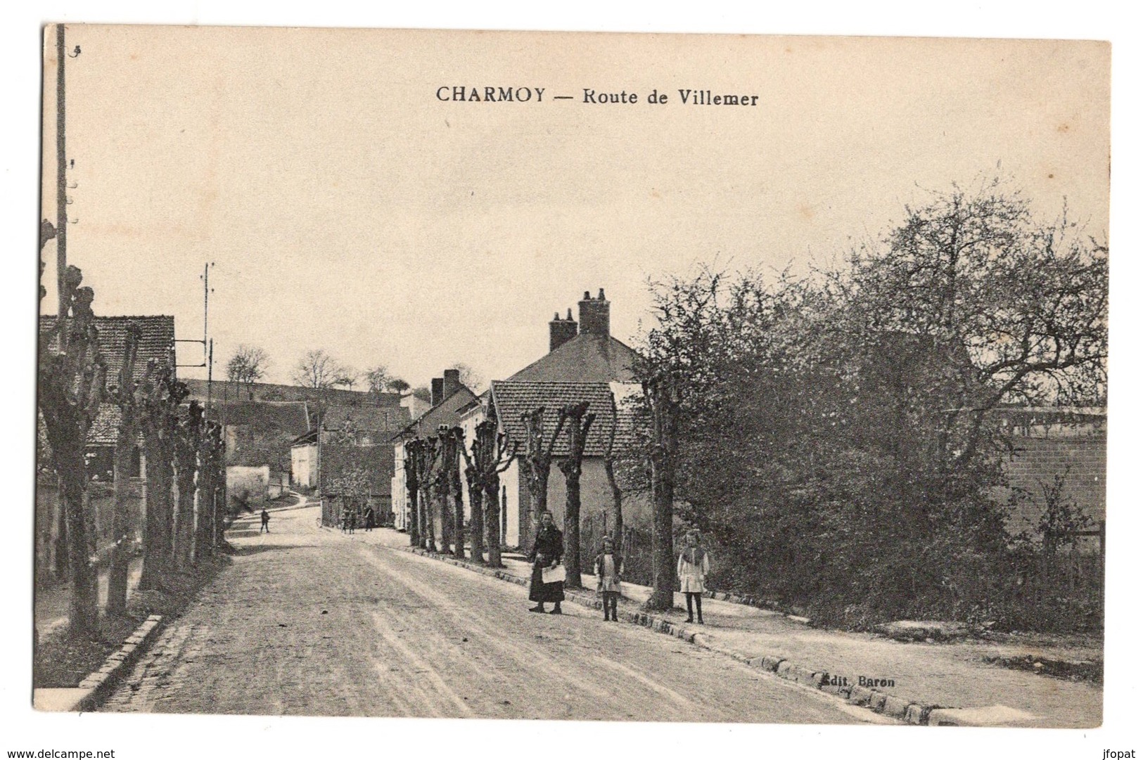 89 YONNE - CHARMOY Route De Villemer - Charmoy