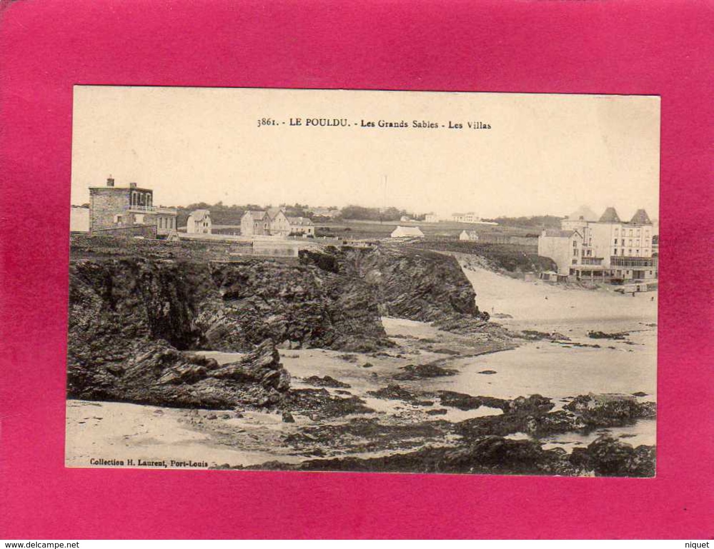 29 Finistère, Le Pouldu, Les Grands Sables, Les Villas, (H. Laurent) - Le Pouldu