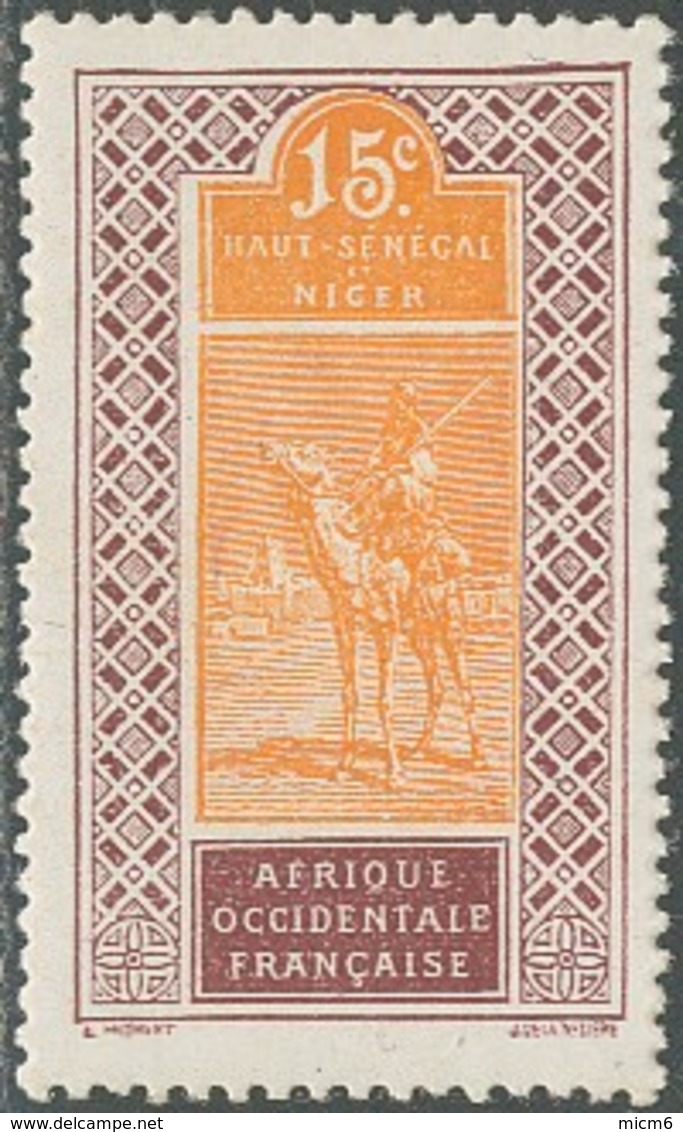 Haut-Sénégal Et Niger - N° 23 (YT) N° 35 (AM) Neuf **. Papier Couché. - Neufs