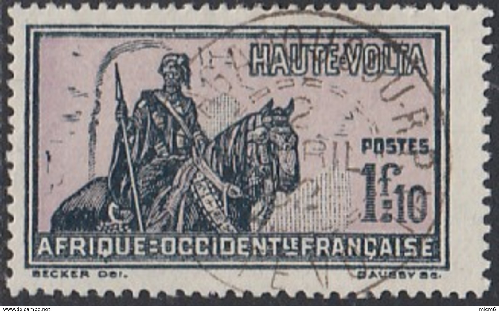 Haute Volta - N° 59 (YT) N° 59 (AM) Oblitéré. - Used Stamps