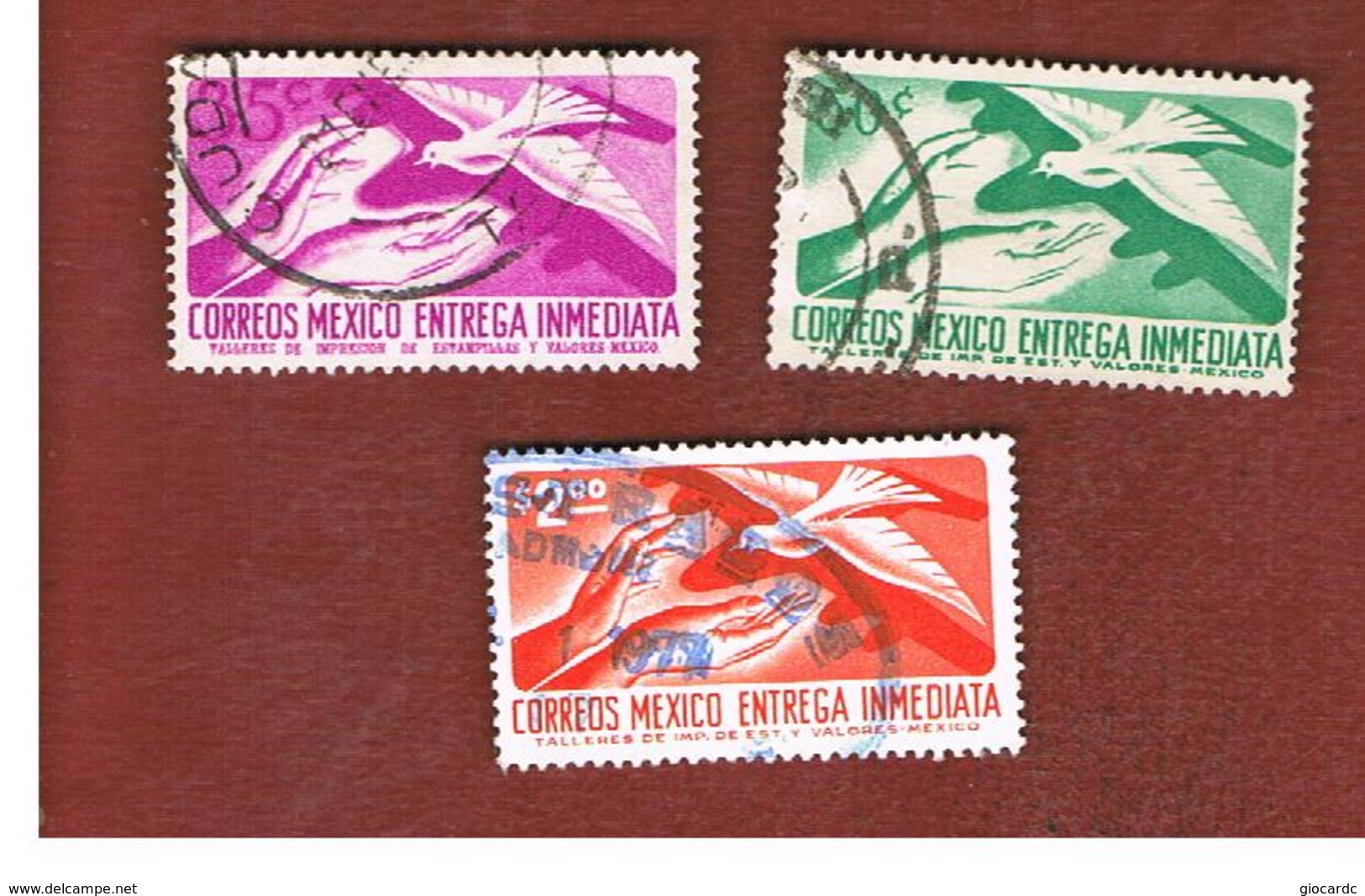 MESSICO (MEXICO) -  SG E954.1346   - 1956  EXPRESS SERVICE    -  USED° - Messico