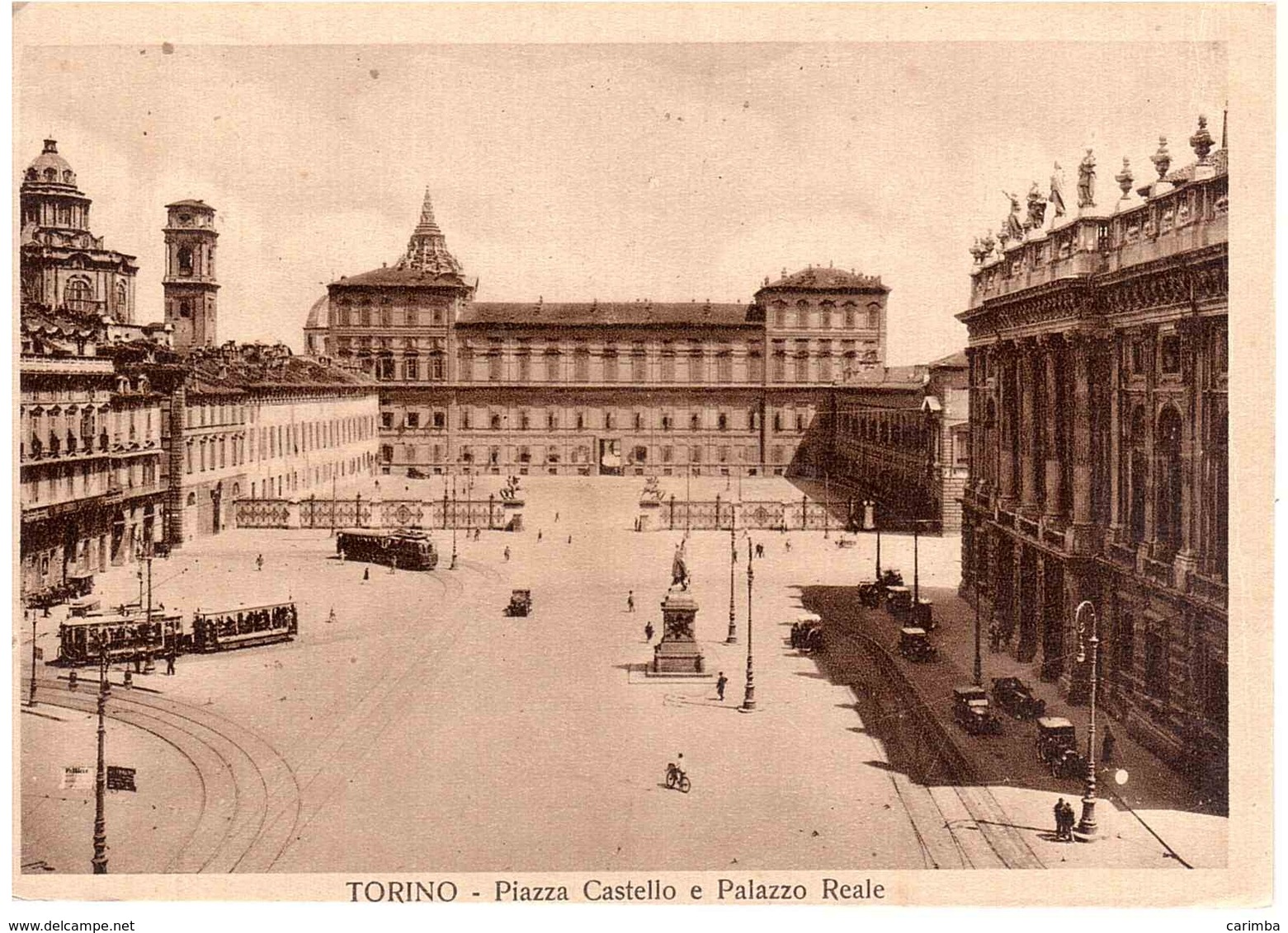 PIAZZA CASTELLO E PALAZZO REALE 1937 - Palazzo Reale