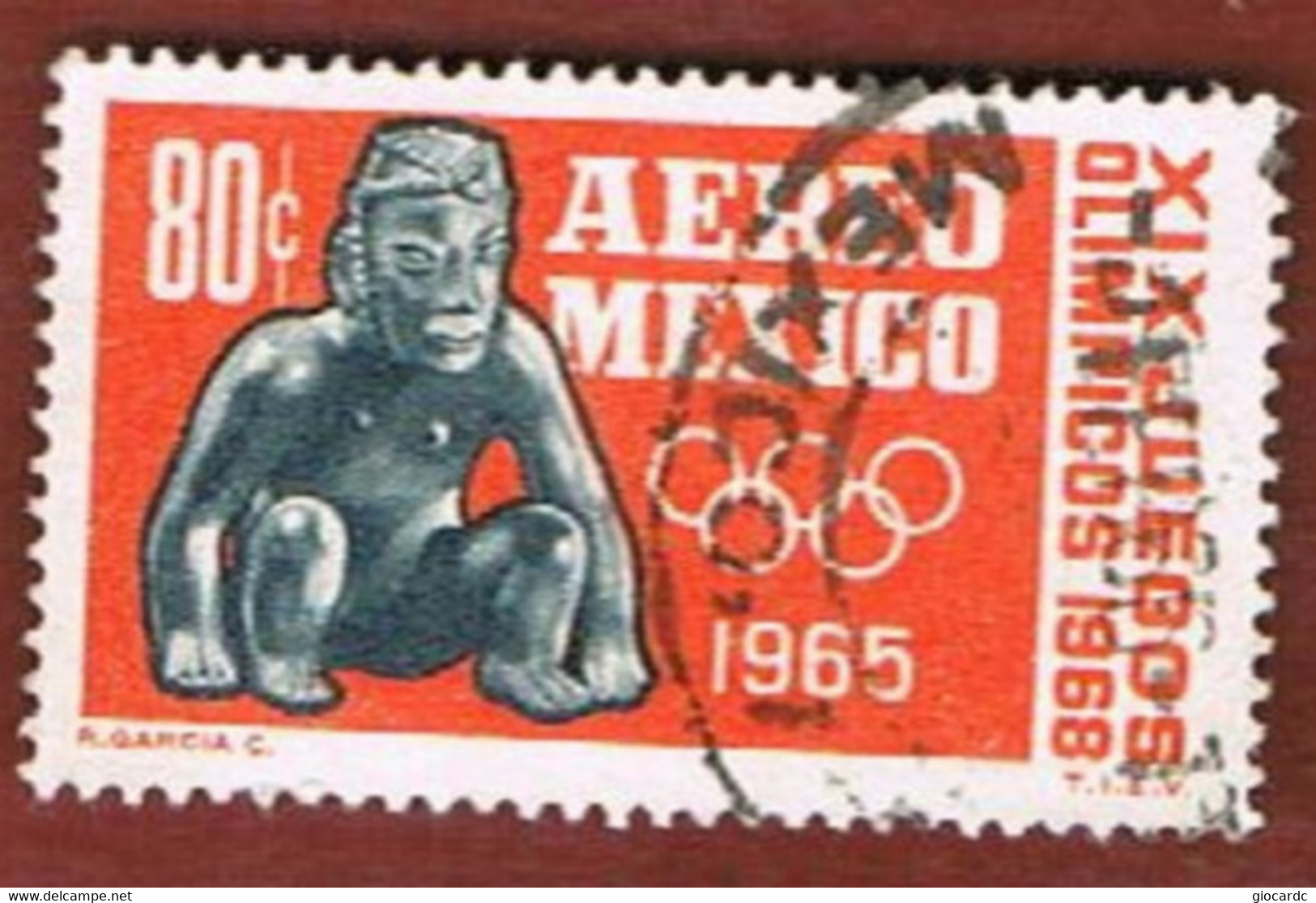 MESSICO (MEXICO) -  SG 1103   - 1965  OLYMPIC GAMES  -  USED° - Messico