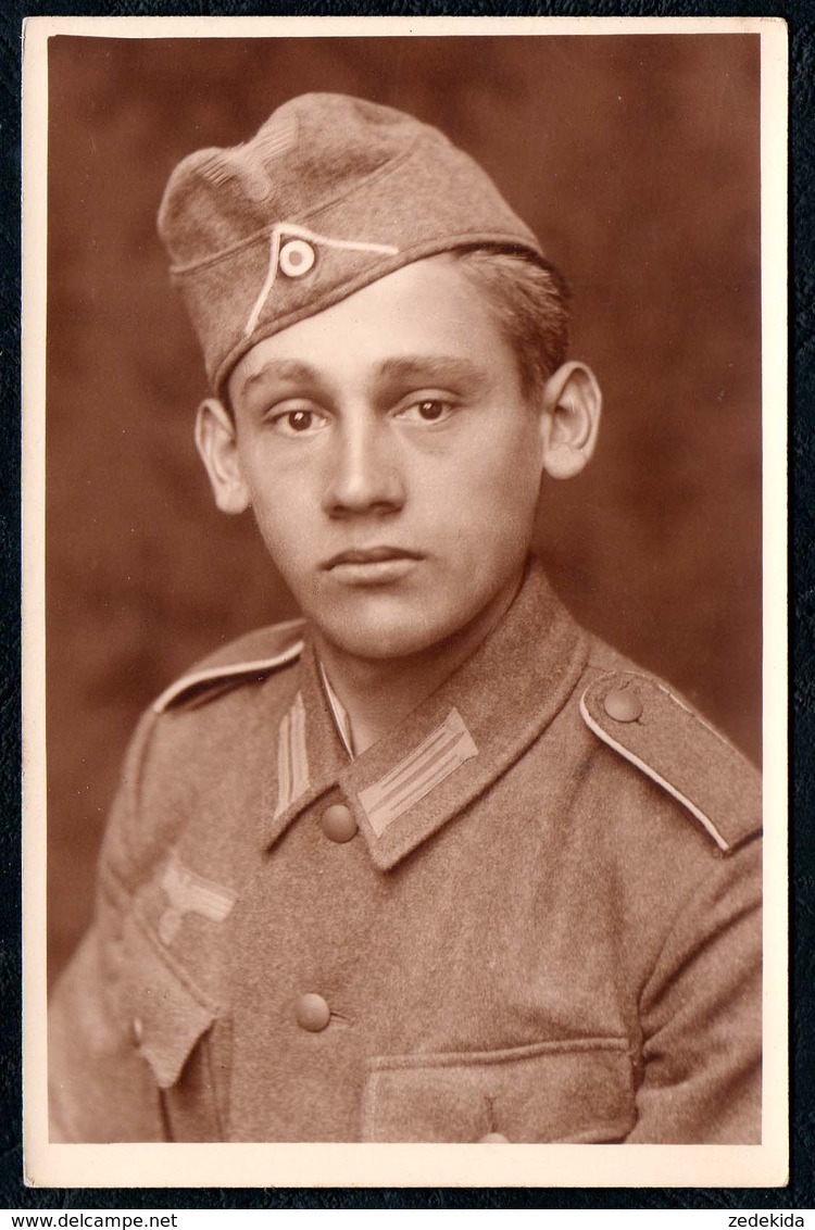 B6965 - Porträt 2. WK WW Uniform Kokarde - Max Förster Hosterwitz Dresden - Weltkrieg 1939-45