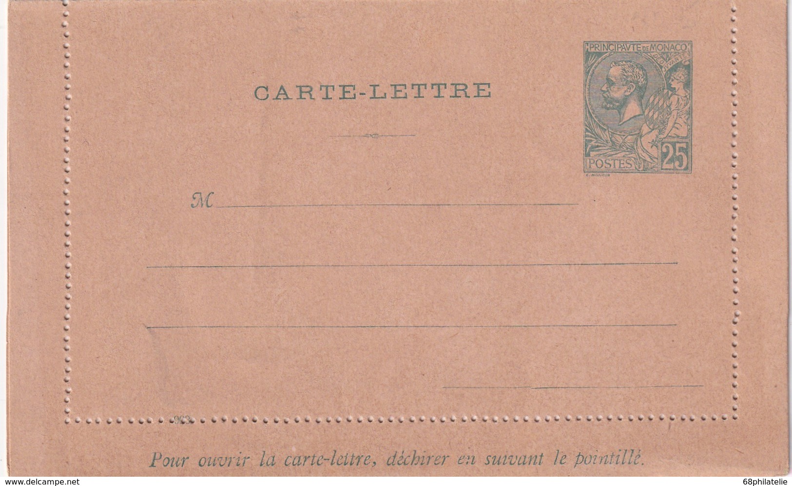 ITALIE ENTIER POSTAL CARTE-LETTRE - Entiers Postaux