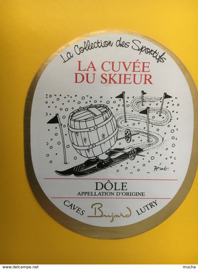 8848 - La Collection Des Sportifs La Cuvée Du Skieur Dôle Bujard Suisse Illustration Pécub - Humor