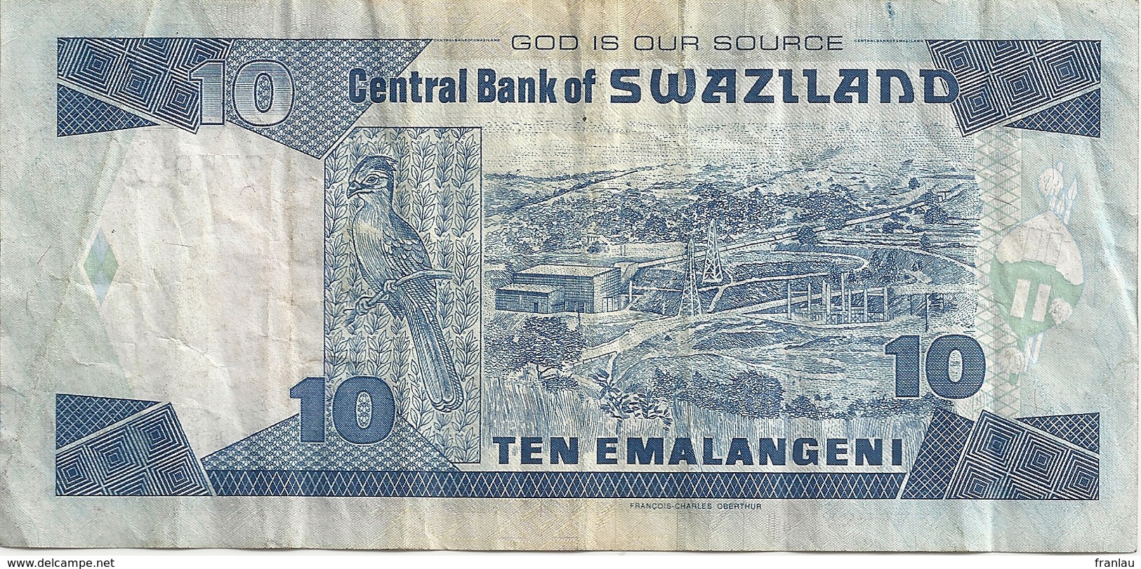Swaziland 10 Emalangeni 01-04-04 - Swaziland