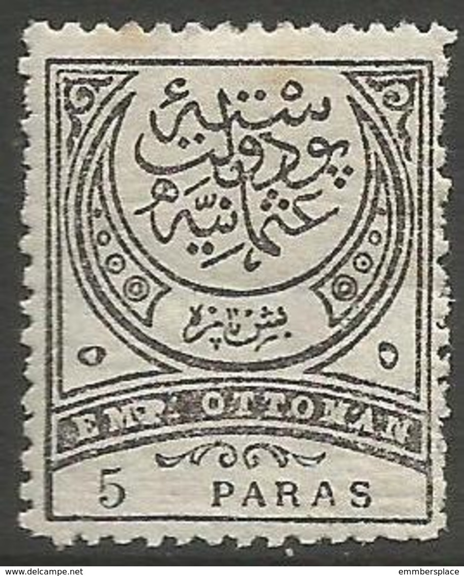 Turkey - 1886 Empire Crescent 5pa MH *     Mi 51  Sc 74 - Ongebruikt