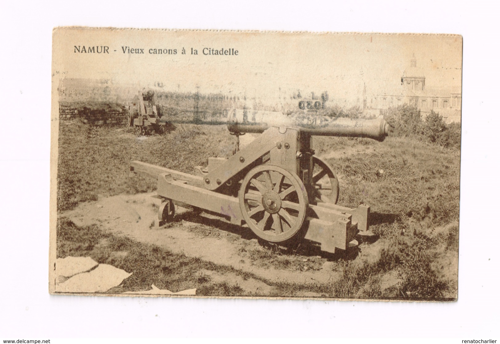 Namur.Vieux Canons à La Citadelle.Expédié à Berchem. - Matériel