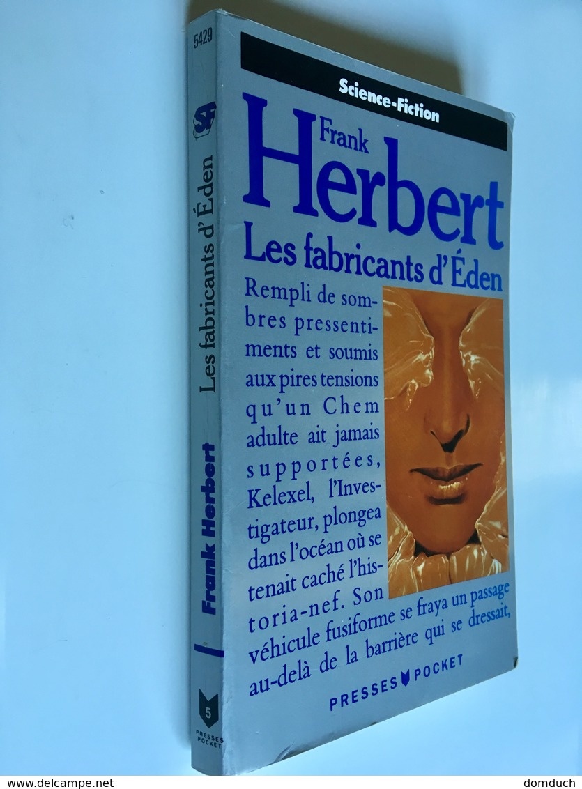 PRESSES POCKET  S. F. N° 5429   LES FABRICANTS D’EDEN   Franck HERBERT   1991 - Presses Pocket