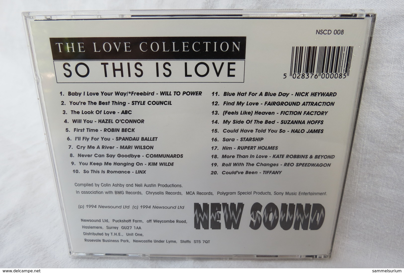 CD "So This Is Love" 20 Tracks, Aus Der Love-Collection, Vol. 3 - Hit-Compilations