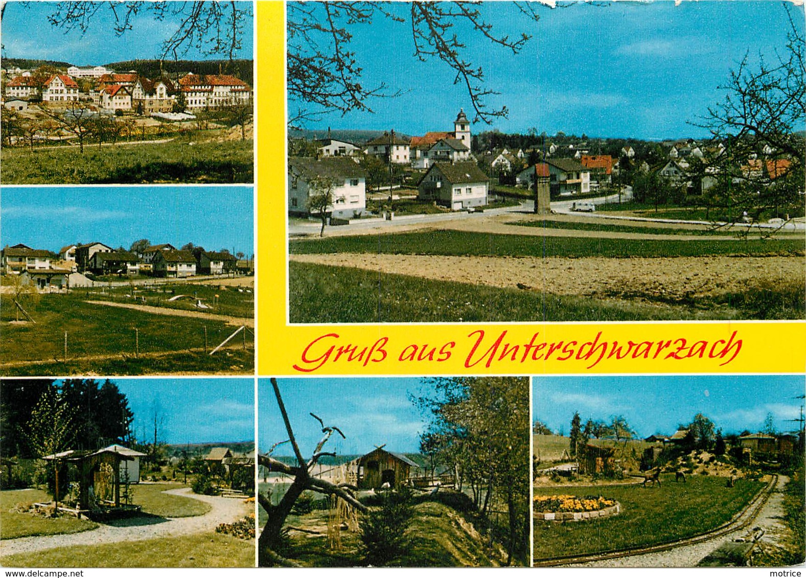 UNTERSCHWARZACH - Carte Multi-vues. - Bad Wurzach