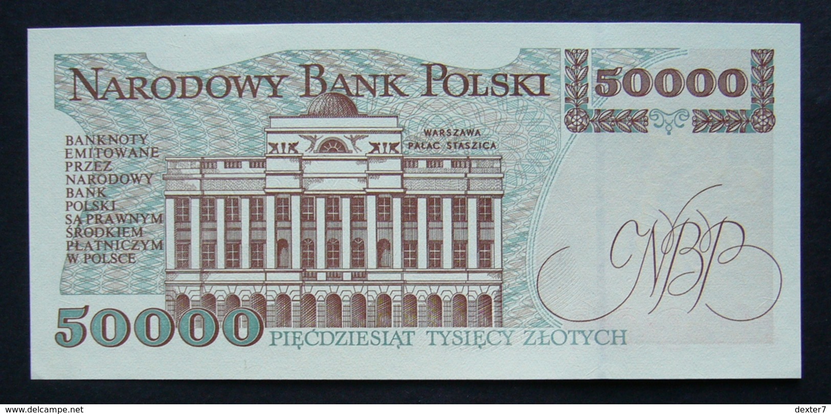 Polonia 50.000 Zloty 1989 Cifra Rossa UNC FdC Poland Red - Polonia