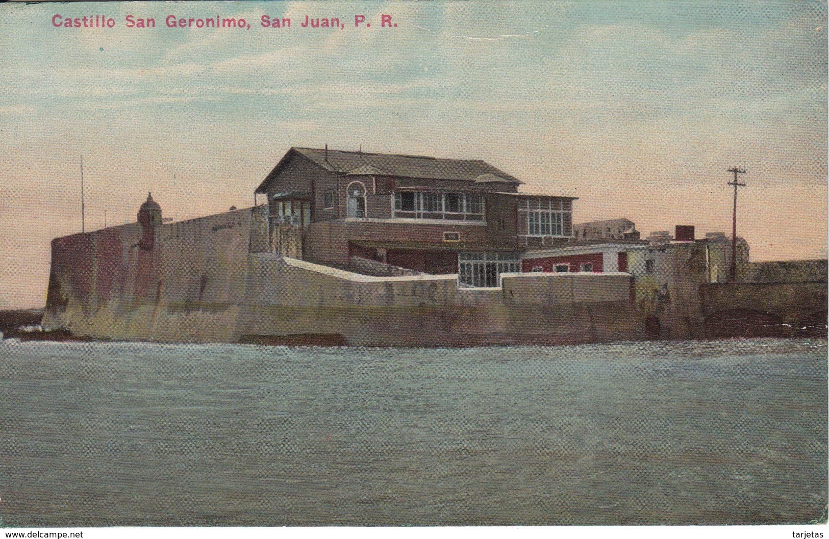 POSTAL DEL CASTILLO SAN GERONIMO DE SAN JUAN  (PUERTO RICO) (F. LIEBIG) - Puerto Rico