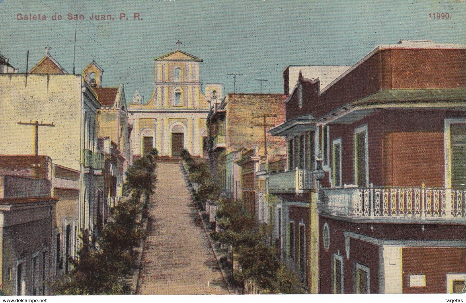 POSTAL DE GALETA DE SAN JUAN  (PUERTO RICO) (A.C.BOSSELMAN) - Puerto Rico