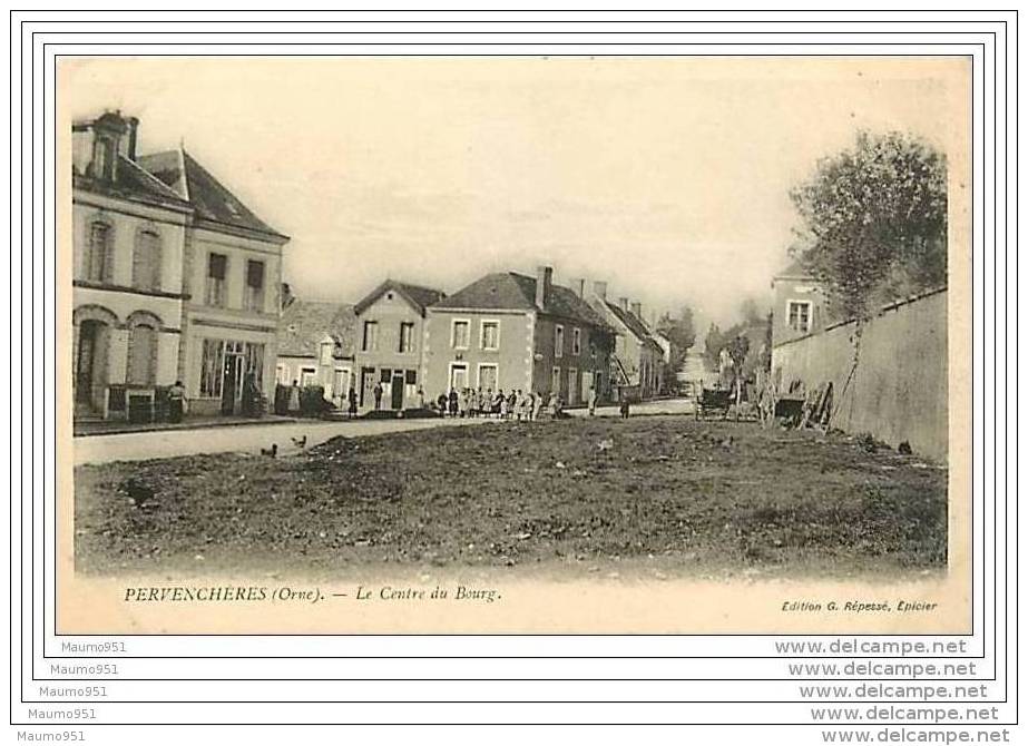 61 PERVENCHERES - LE CENTRE DU BOURG - Pervencheres