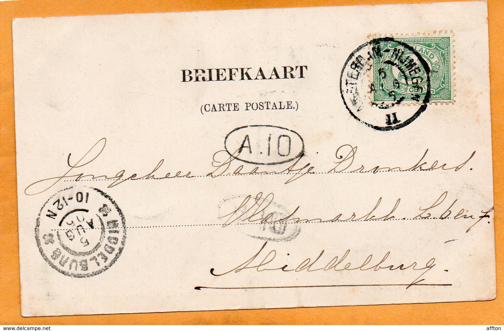 Soestdijk Netherlands 1905 Postcard - Soestdijk