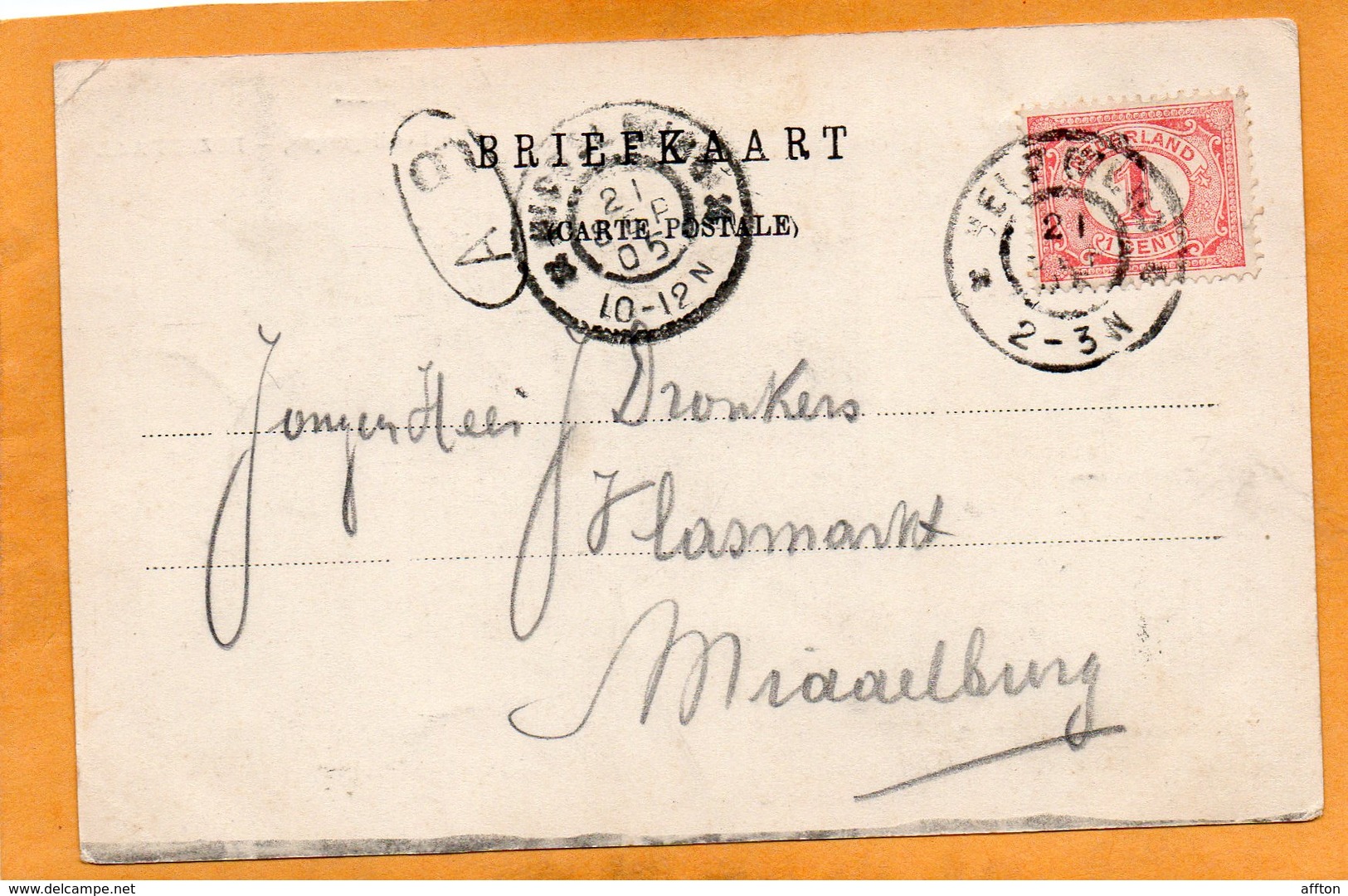 Roosendaal Netherlands 1905 Postcard - Velp / Rozendaal