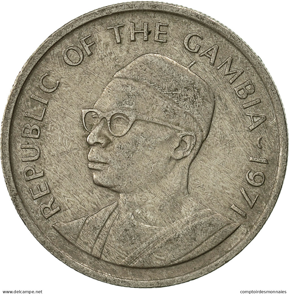 Monnaie, GAMBIA, THE, 25 Bututs, 1971, TTB, Copper-nickel, KM:11 - Gambia