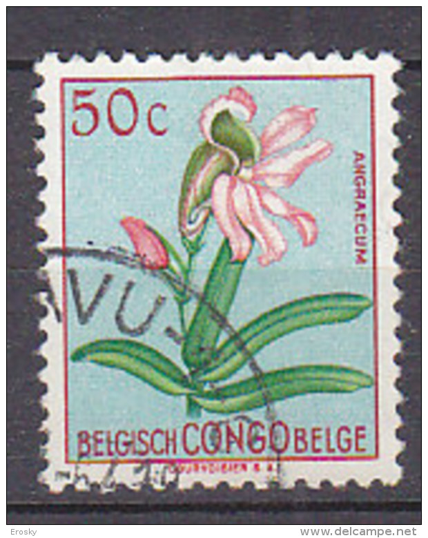 A0242 - CONGO BELGE Yv N°307 FLEURS - Oblitérés