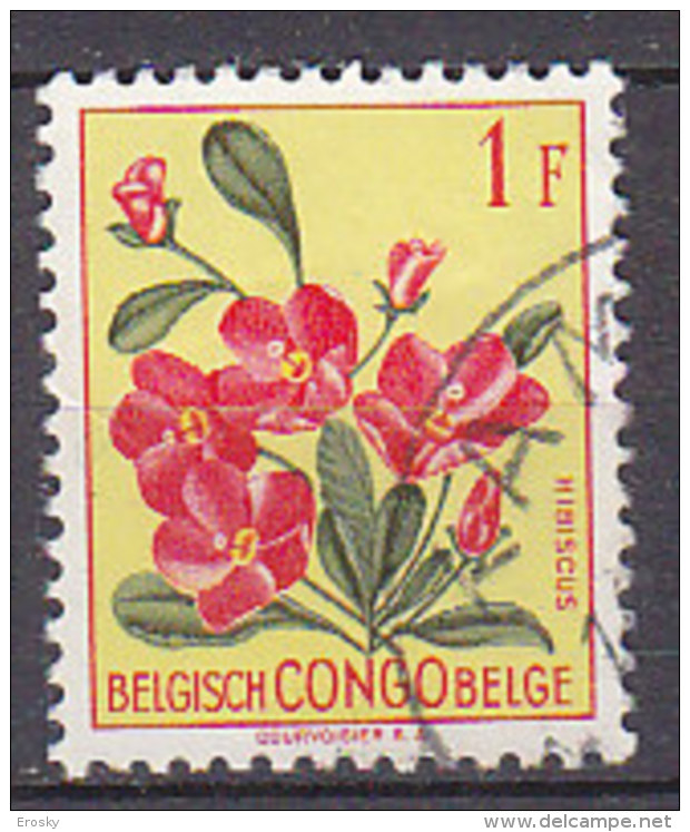 A0243 - CONGO BELGE Yv N°310 FLEURS - Oblitérés