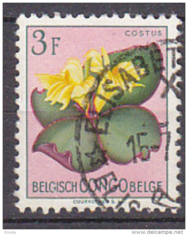 A0245 - CONGO BELGE Yv N°314 FLEURS - Oblitérés