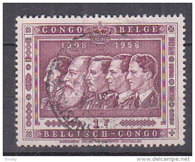 A0250 - CONGO BELGE Yv N°344 ROIS - Oblitérés