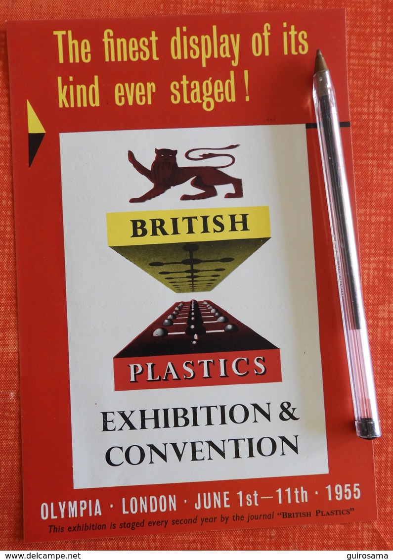 British Plastics Exhibition Olympia London 1955 - Royaume-Uni